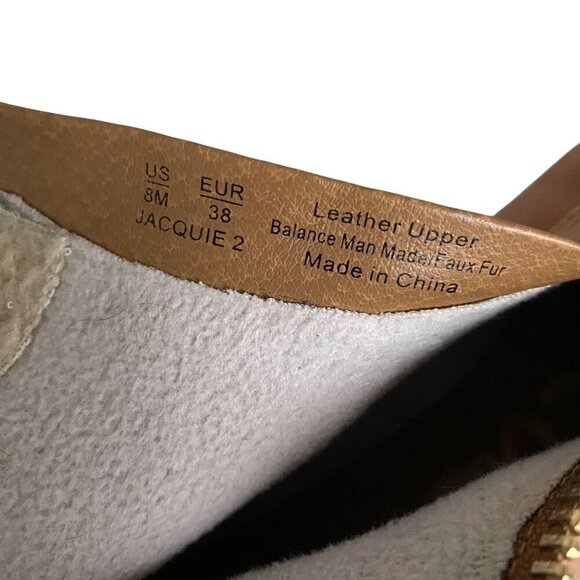 Sam Edelman Jacquie 2 Cuffed Zip‎ Booties Women's Sz 8M Leather Winter Boho - Picture 11 of 13